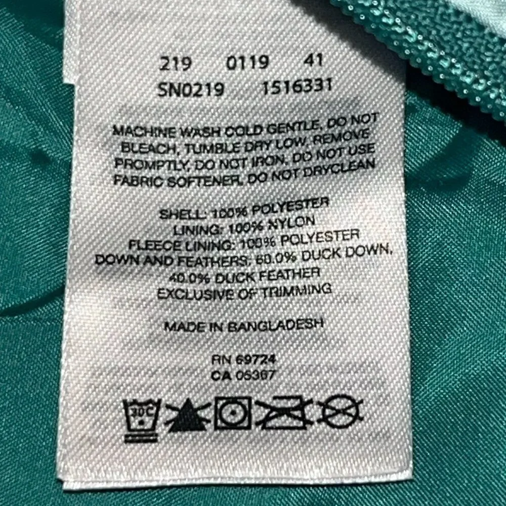 COLUMBIA SNUGGLY BUNNY BUNTING DOWN INSULATED WATER RESISTANT SNOWSUIT 3-6months